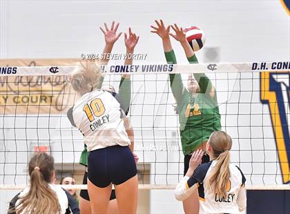 Thumbnail 1 in Cardinal Gibbons @ D.H. Conley (NCHSAA 4A East Regional Final) photogallery.