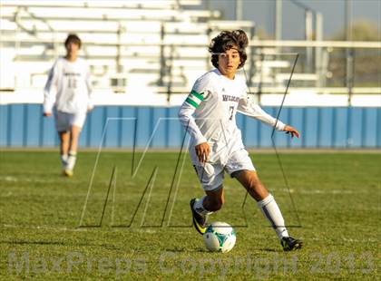 Thumbnail 2 in Arvada West vs. Liberty (CHSAA 5A First Round Playoff) photogallery.