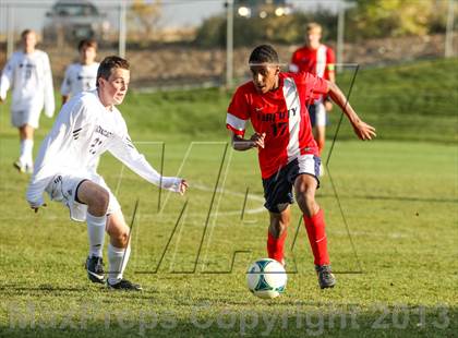 Thumbnail 1 in Arvada West vs. Liberty (CHSAA 5A First Round Playoff) photogallery.