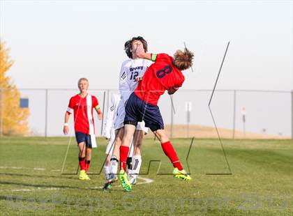 Thumbnail 2 in Arvada West vs. Liberty (CHSAA 5A First Round Playoff) photogallery.