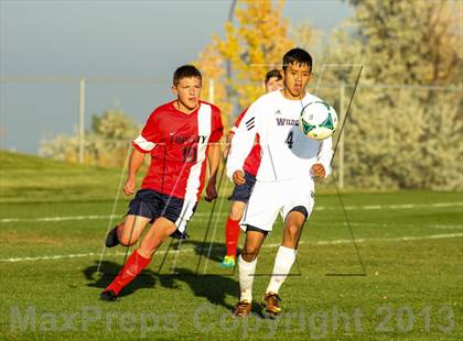 Thumbnail 2 in Arvada West vs. Liberty (CHSAA 5A First Round Playoff) photogallery.