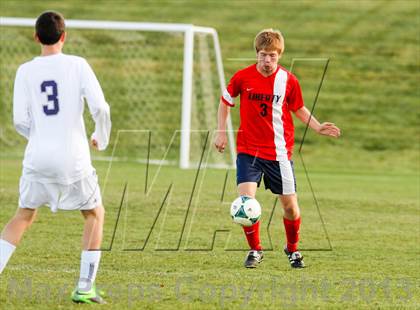 Thumbnail 3 in Arvada West vs. Liberty (CHSAA 5A First Round Playoff) photogallery.