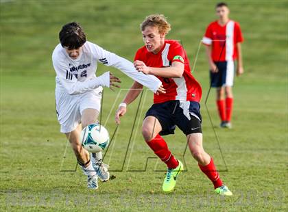 Thumbnail 2 in Arvada West vs. Liberty (CHSAA 5A First Round Playoff) photogallery.