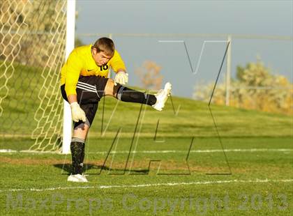 Thumbnail 3 in Arvada West vs. Liberty (CHSAA 5A First Round Playoff) photogallery.