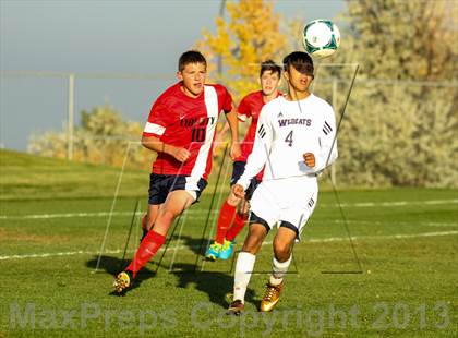 Thumbnail 1 in Arvada West vs. Liberty (CHSAA 5A First Round Playoff) photogallery.