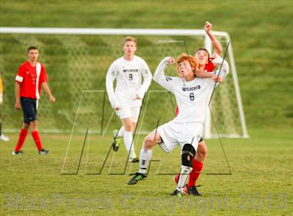 Thumbnail 3 in Arvada West vs. Liberty (CHSAA 5A First Round Playoff) photogallery.