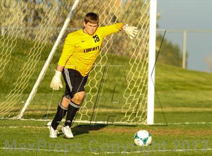 Thumbnail 3 in Arvada West vs. Liberty (CHSAA 5A First Round Playoff) photogallery.