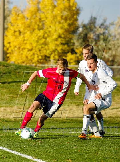 Thumbnail 2 in Arvada West vs. Liberty (CHSAA 5A First Round Playoff) photogallery.