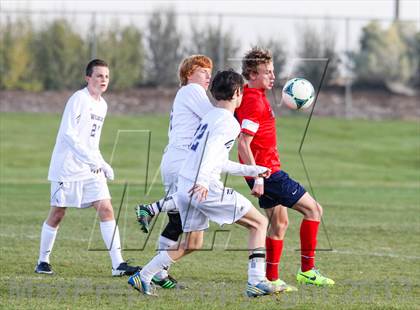 Thumbnail 3 in Arvada West vs. Liberty (CHSAA 5A First Round Playoff) photogallery.