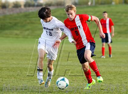 Thumbnail 1 in Arvada West vs. Liberty (CHSAA 5A First Round Playoff) photogallery.