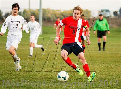 Thumbnail 1 in Arvada West vs. Liberty (CHSAA 5A First Round Playoff) photogallery.