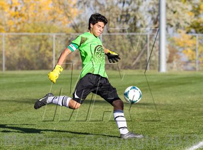 Thumbnail 2 in Arvada West vs. Liberty (CHSAA 5A First Round Playoff) photogallery.