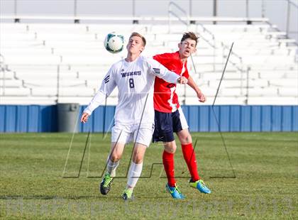 Thumbnail 2 in Arvada West vs. Liberty (CHSAA 5A First Round Playoff) photogallery.