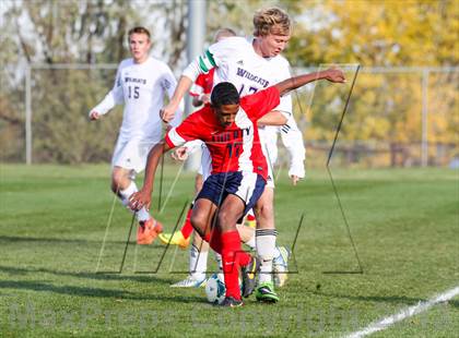 Thumbnail 3 in Arvada West vs. Liberty (CHSAA 5A First Round Playoff) photogallery.