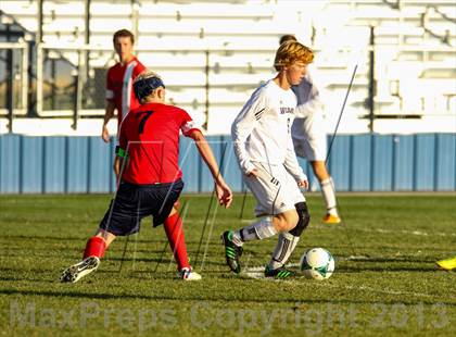 Thumbnail 2 in Arvada West vs. Liberty (CHSAA 5A First Round Playoff) photogallery.