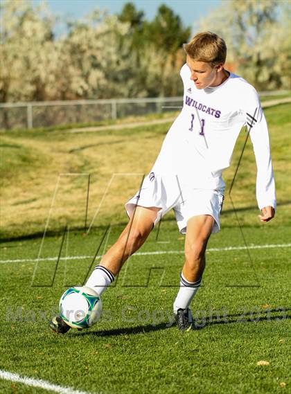 Thumbnail 2 in Arvada West vs. Liberty (CHSAA 5A First Round Playoff) photogallery.