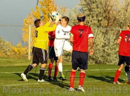 Thumbnail 3 in Arvada West vs. Liberty (CHSAA 5A First Round Playoff) photogallery.