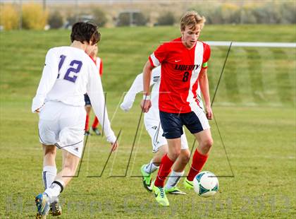 Thumbnail 3 in Arvada West vs. Liberty (CHSAA 5A First Round Playoff) photogallery.