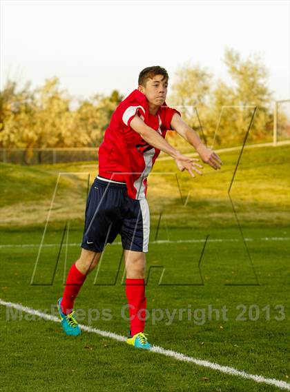 Thumbnail 2 in Arvada West vs. Liberty (CHSAA 5A First Round Playoff) photogallery.