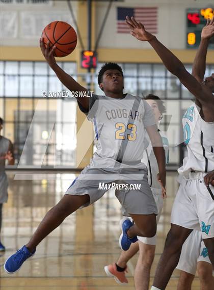 Thumbnail 3 in Deer Valley vs. Newark Memorial (Gauchos Holiday Hoops Classic) photogallery.