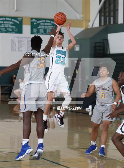 Thumbnail 3 in Deer Valley vs. Newark Memorial (Gauchos Holiday Hoops Classic) photogallery.