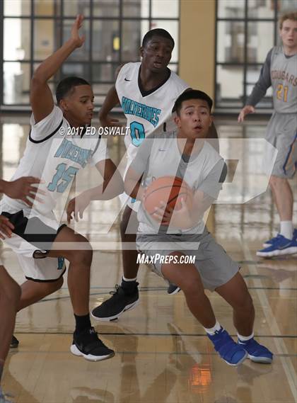 Thumbnail 1 in Deer Valley vs. Newark Memorial (Gauchos Holiday Hoops Classic) photogallery.