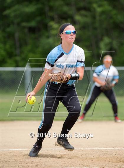 Thumbnail 2 in Holy Name Central Catholic @ Hudson (MIAA Division 1 Central Quarterfinal) photogallery.