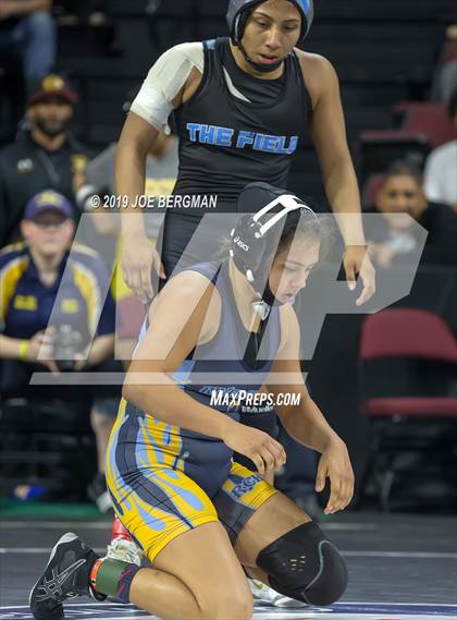 Thumbnail 1 in CIF State Girls Wrestling Championships (Consolation Semifinals) photogallery.