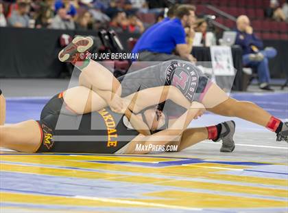 Thumbnail 2 in CIF State Girls Wrestling Championships (Consolation Semifinals) photogallery.