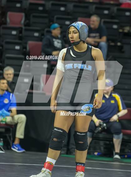 Thumbnail 3 in CIF State Girls Wrestling Championships (Consolation Semifinals) photogallery.