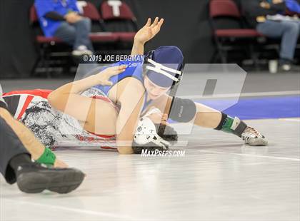 Thumbnail 3 in CIF State Girls Wrestling Championships (Consolation Semifinals) photogallery.