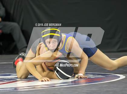 Thumbnail 1 in CIF State Girls Wrestling Championships (Consolation Semifinals) photogallery.