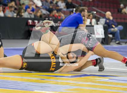Thumbnail 1 in CIF State Girls Wrestling Championships (Consolation Semifinals) photogallery.