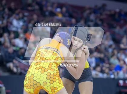 Thumbnail 2 in CIF State Girls Wrestling Championships (Consolation Semifinals) photogallery.