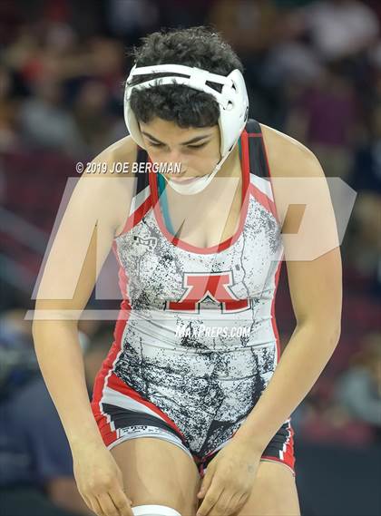 Thumbnail 2 in CIF State Girls Wrestling Championships (Consolation Semifinals) photogallery.