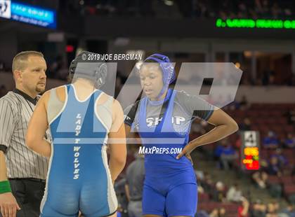 Thumbnail 1 in CIF State Girls Wrestling Championships (Consolation Semifinals) photogallery.