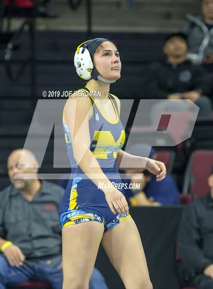 Thumbnail 3 in CIF State Girls Wrestling Championships (Consolation Semifinals) photogallery.