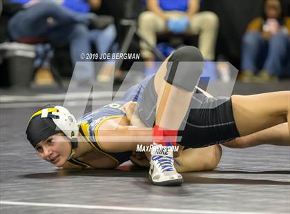 Thumbnail 1 in CIF State Girls Wrestling Championships (Consolation Semifinals) photogallery.