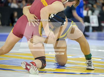 Thumbnail 1 in CIF State Girls Wrestling Championships (Consolation Semifinals) photogallery.