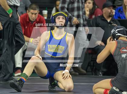 Thumbnail 3 in CIF State Girls Wrestling Championships (Consolation Semifinals) photogallery.