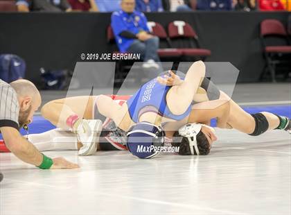 Thumbnail 3 in CIF State Girls Wrestling Championships (Consolation Semifinals) photogallery.