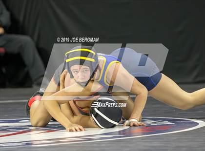 Thumbnail 3 in CIF State Girls Wrestling Championships (Consolation Semifinals) photogallery.