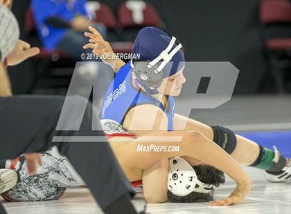 Thumbnail 3 in CIF State Girls Wrestling Championships (Consolation Semifinals) photogallery.