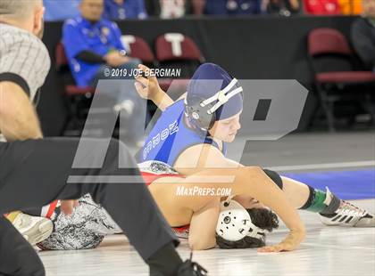 Thumbnail 2 in CIF State Girls Wrestling Championships (Consolation Semifinals) photogallery.