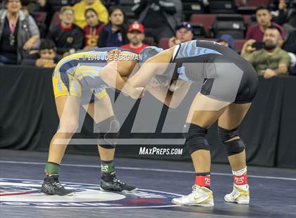 Thumbnail 2 in CIF State Girls Wrestling Championships (Consolation Semifinals) photogallery.