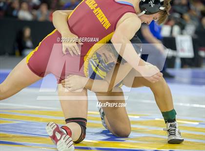 Thumbnail 3 in CIF State Girls Wrestling Championships (Consolation Semifinals) photogallery.