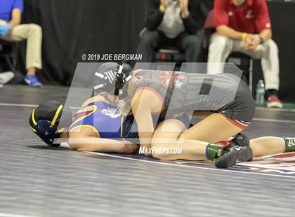 Thumbnail 1 in CIF State Girls Wrestling Championships (Consolation Semifinals) photogallery.