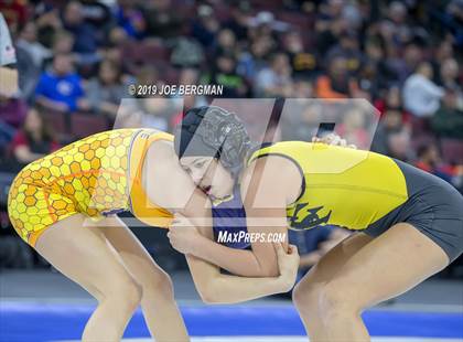 Thumbnail 3 in CIF State Girls Wrestling Championships (Consolation Semifinals) photogallery.