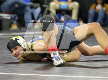 Thumbnail 3 in CIF State Girls Wrestling Championships (Consolation Semifinals) photogallery.