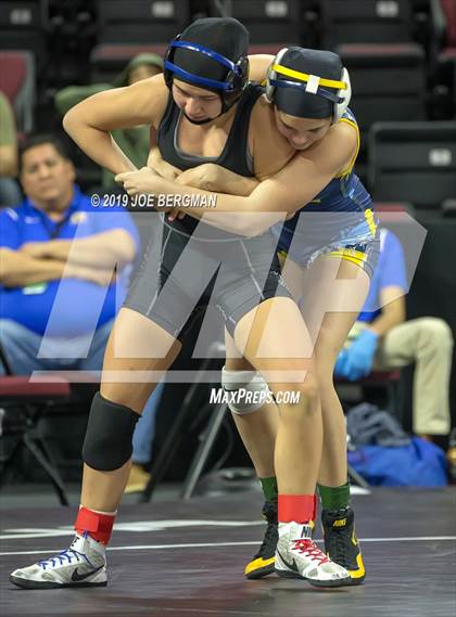 Thumbnail 1 in CIF State Girls Wrestling Championships (Consolation Semifinals) photogallery.